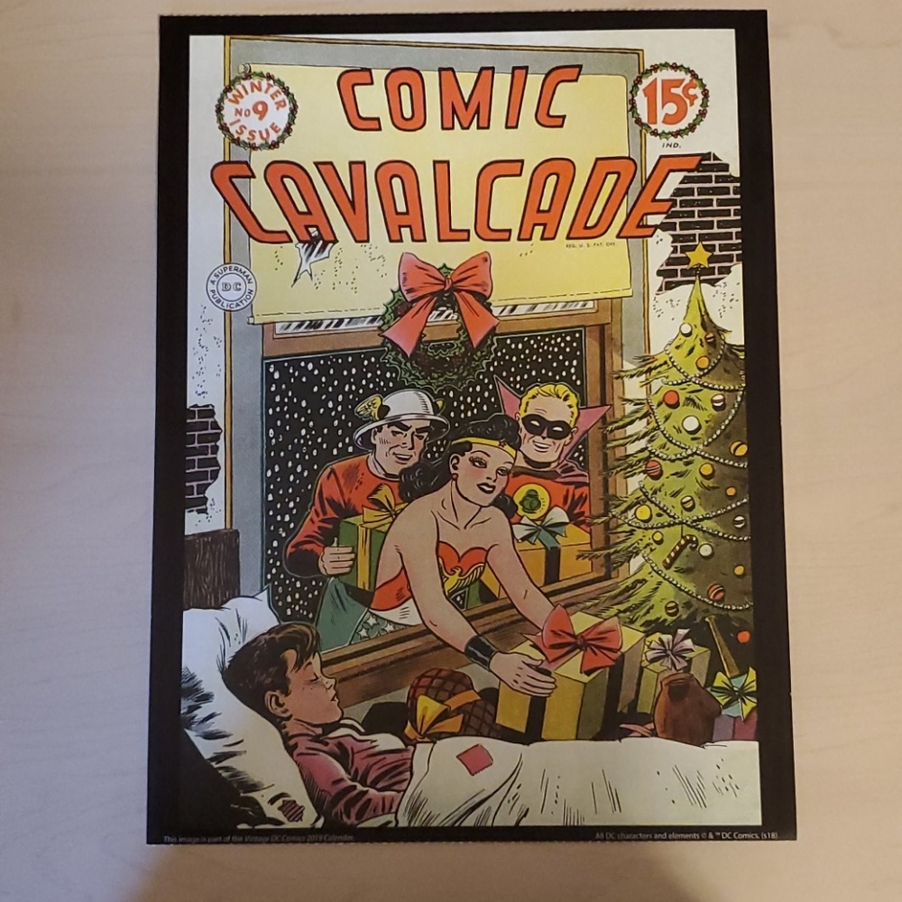 DC Comic Cavalcade # 9 Cover Poster